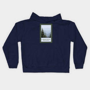 Vintage Travel Mt Mitchell Kids Hoodie